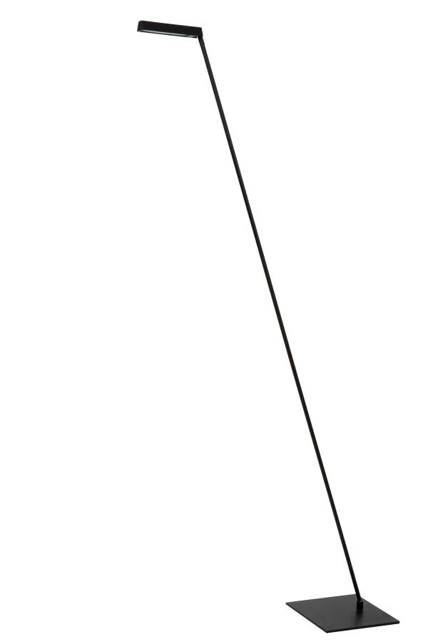 Lucide LAVALE - Floor reading lamp - LED Dim. - 1x3W 2700K - Black - turned off